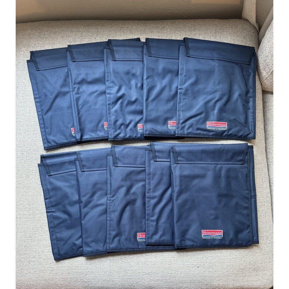 10-Pack Fountas & Pinnell LLI Take-Home Portfolio Tri Fold Book Bags Heinemann